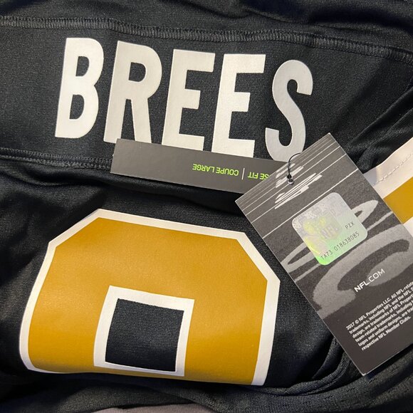 Nike Drew Brees New Orleans Saints Alternate Game Jersey NWT Medium - Picture 3 of 3